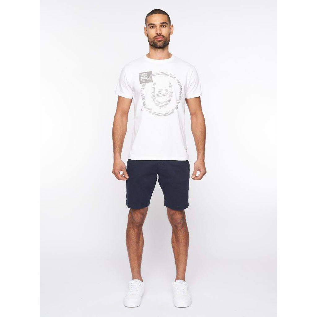 Duck & Cover MORESHORE CHINO SHORT - NAVY - Beales department store