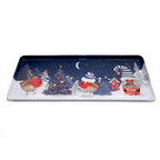 Festive Forest Friends Rectangle Tray