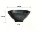 Ramen Bowl Set of 2 Includes Chopsticks & Spoons Blue | M&W