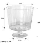 Footed Glass Trifle Bowl 2L | M&W