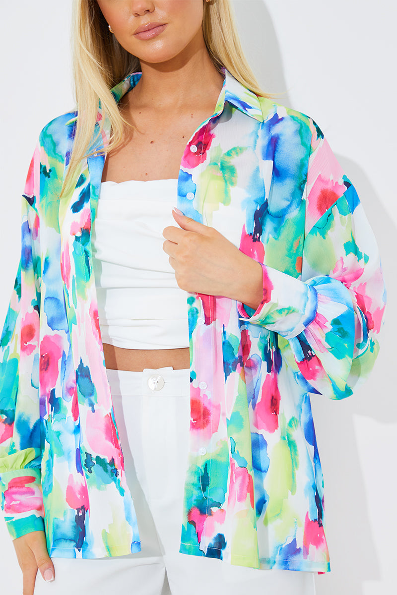 Printed Co-Ord Shirt