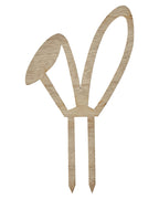Wooden bunny Ears Cake Topper