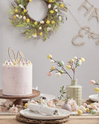 Wooden bunny Ears Cake Topper