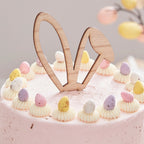 Wooden Bunny Ears Easter Cake Topper- 5 Inner Pack