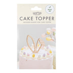 Wooden Bunny Ears Easter Cake Topper