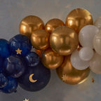 Navy, Gold & Cream Balloon Arch Kit- 5 Inner Pack