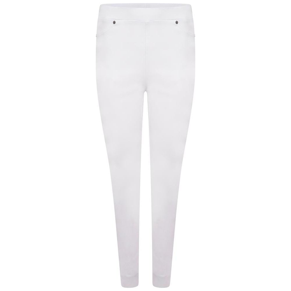 Emreco Jean Style Bengaline Trouser 27" Leg - White - Beales department store