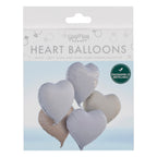 Heart Shaped Balloon Bundle- 5 Inner Pack