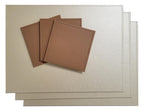 Faux Leather Placemats & Coaster Table Set Brown - 12 Piece | M&W