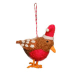 Felt Festive Robin Christmas Tree Decoration