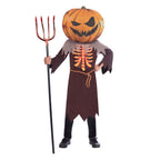 Scary Pumpkin Big Head - Child Costume