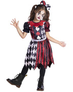 Ruby Jester Girl - Childs Costume