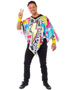 80s Retro Poncho - Adult Costume