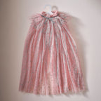 Pink & Silver Sparkle Fairy Princess Costume Cape