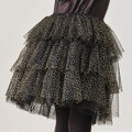 Black & Gold Sparkle Dress Up Tutu- 4 Inner Pack