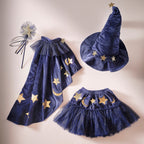 Navy Velvet Sparkle Kids Wizard Tutu