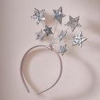 Pink & Silver Sequin Star Headband