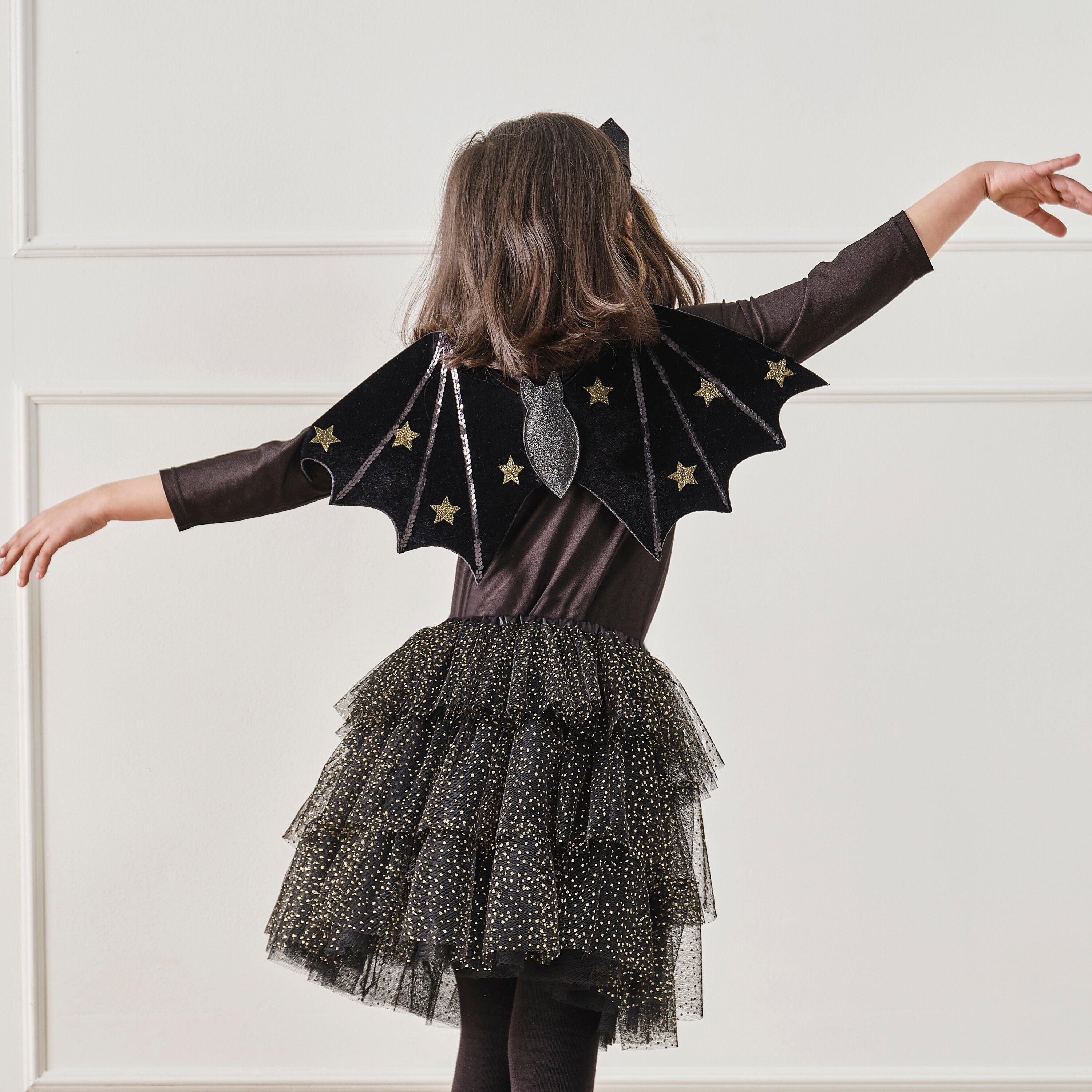 Black & Gold Sparkle Dress Up Tutu- 4 Inner Pack