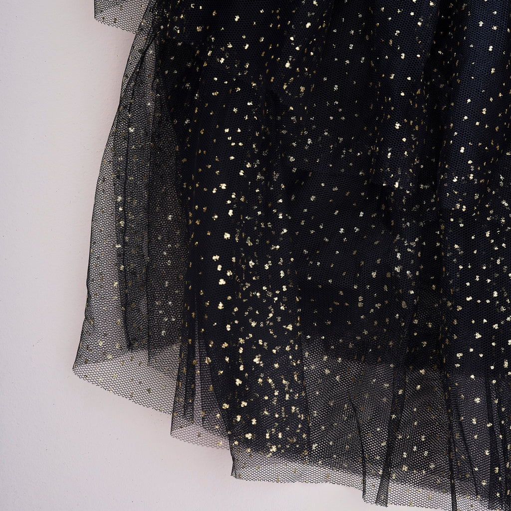 Black & Gold Sparkle Dress Up Tutu- 4 Inner Pack
