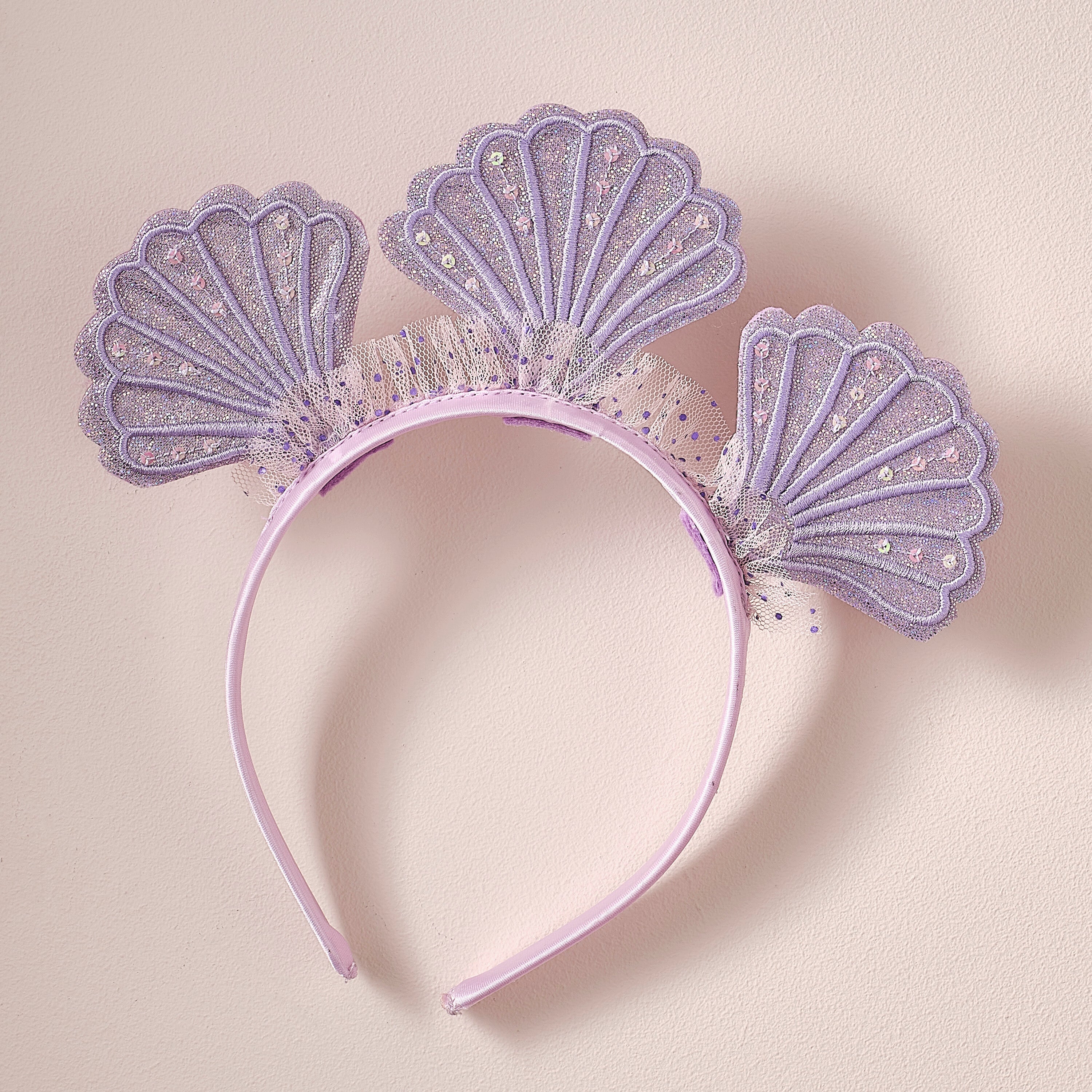Purple Sequin Mermaid Headband- 4 Inner Pack