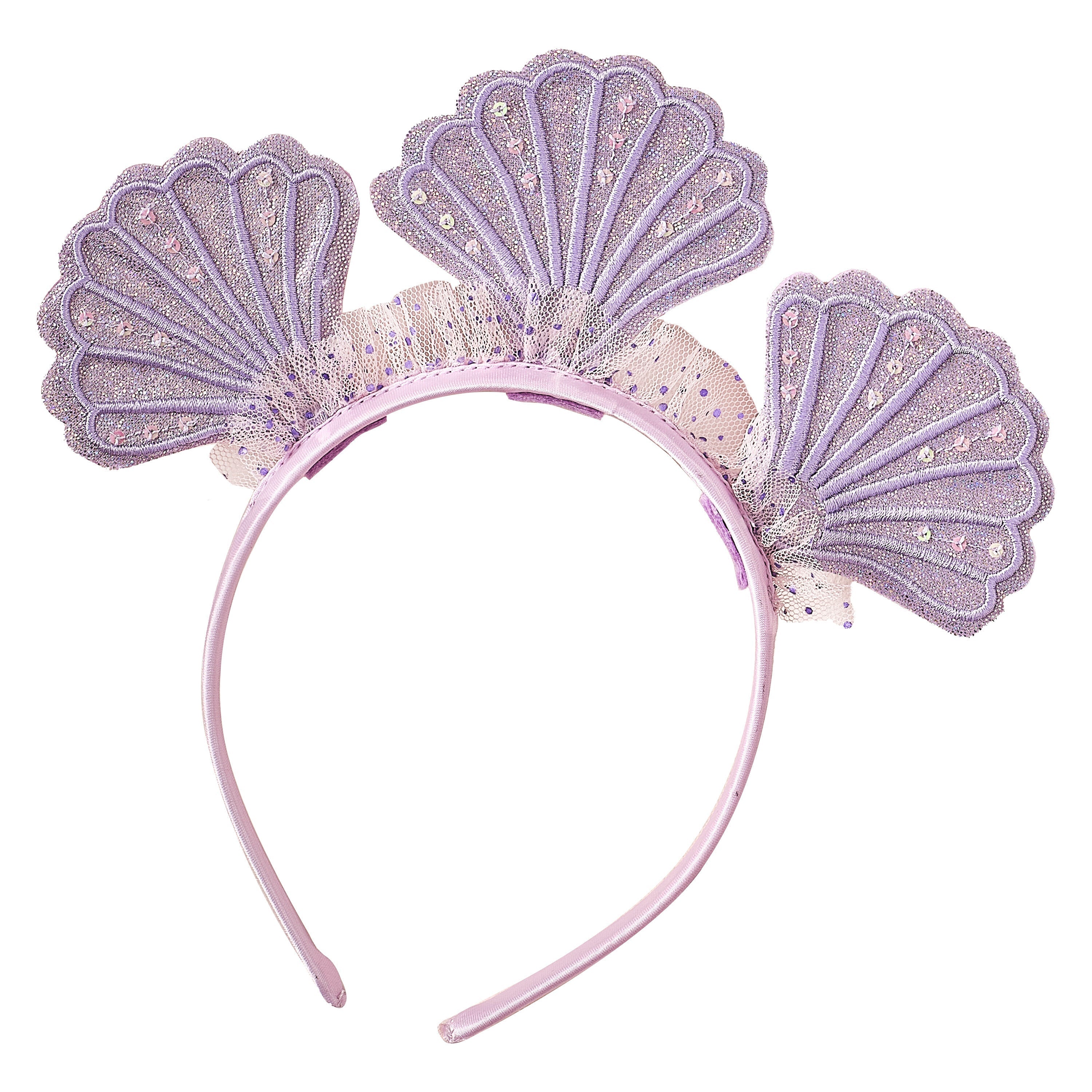 Purple Sequin Mermaid Headband- 4 Inner Pack