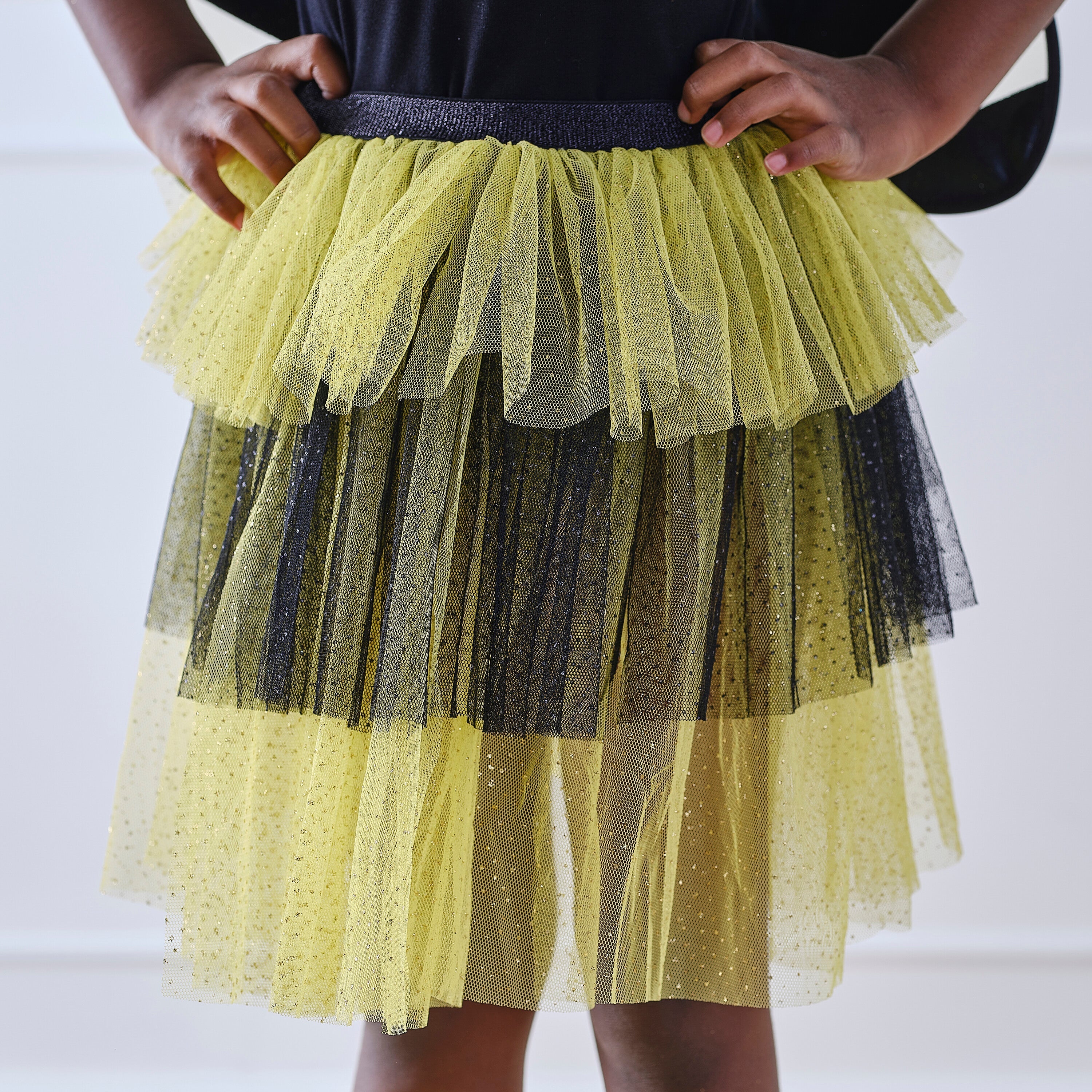 Black and Yellow Bumble Bee Costume Tutu - Ages 3-5- 4 Inner Pack