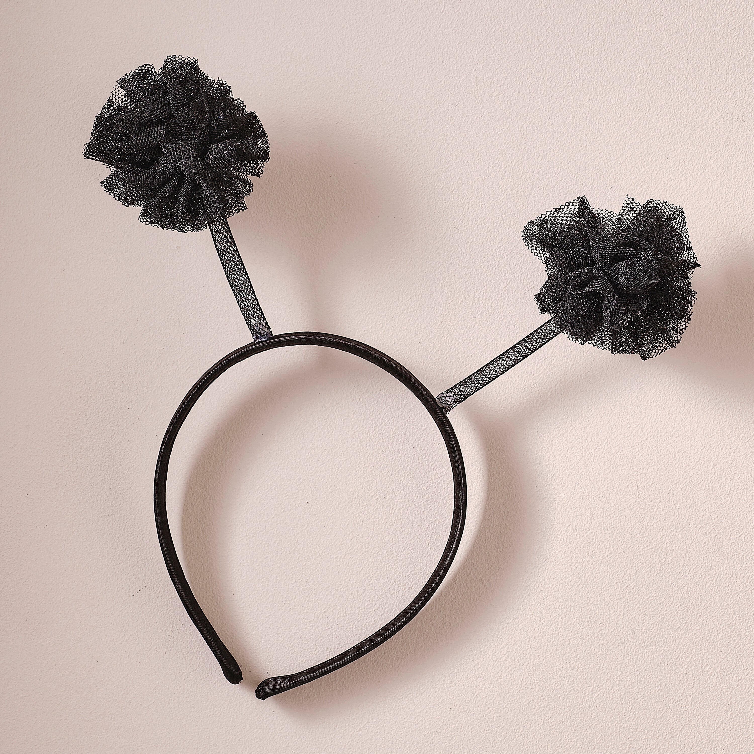 Black Pom Pom Bumble Bee Headband