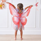 Red and Lilac Butterfly Wand- 4 Inner Pack