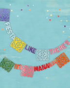 Fiesta "Manana" Paper Flag Bunting - 3m