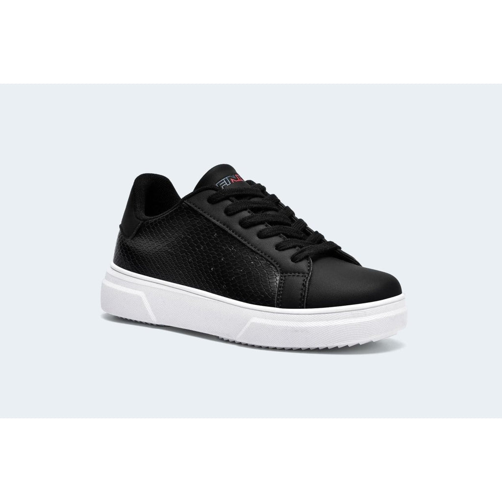 Finily Abby Stylish Women's Trainer - Black - Beales department store