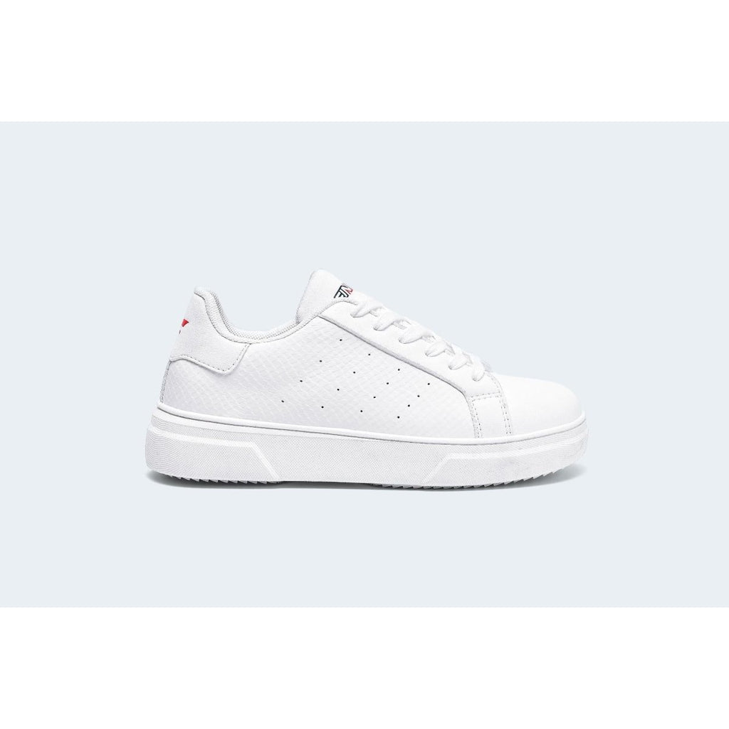 Finily Abby Stylish Women's Trainer - White - Beales department store