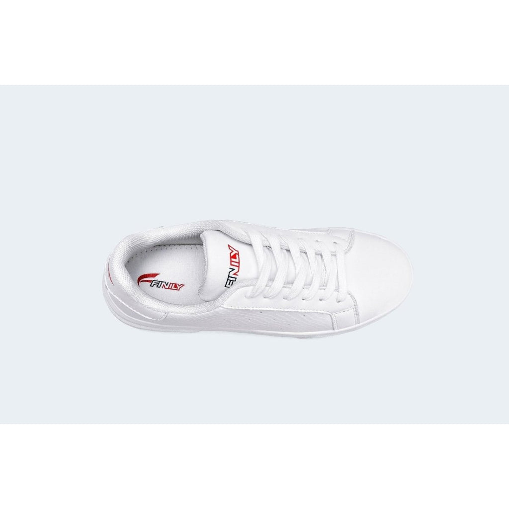 Finily Abby Stylish Women's Trainer - White - Beales department store