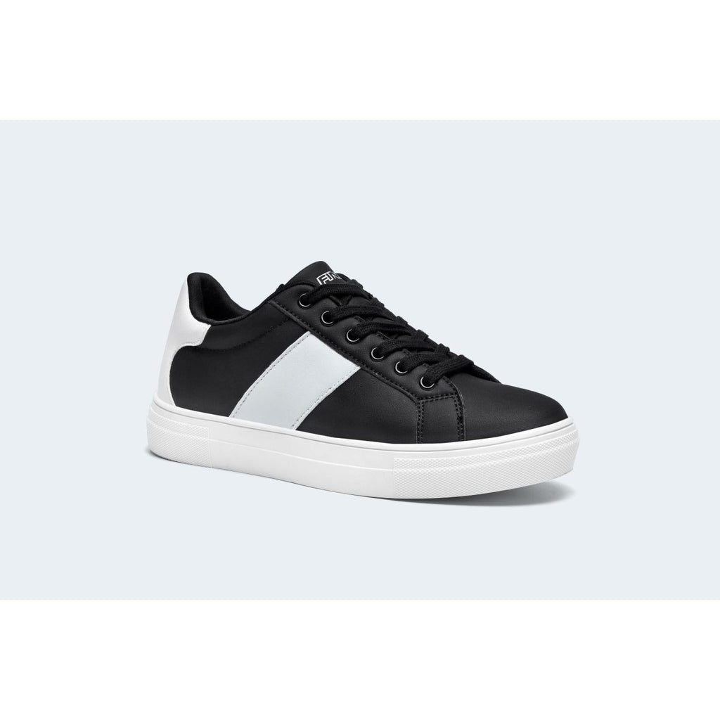 Finily Holly Womens Lace - up Casual Trainer - Black - Beales department store