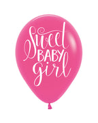 Floral Baby Balloons - 11" Latex (6pk)