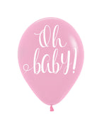Floral Baby Balloons - 11" Latex (6pk)