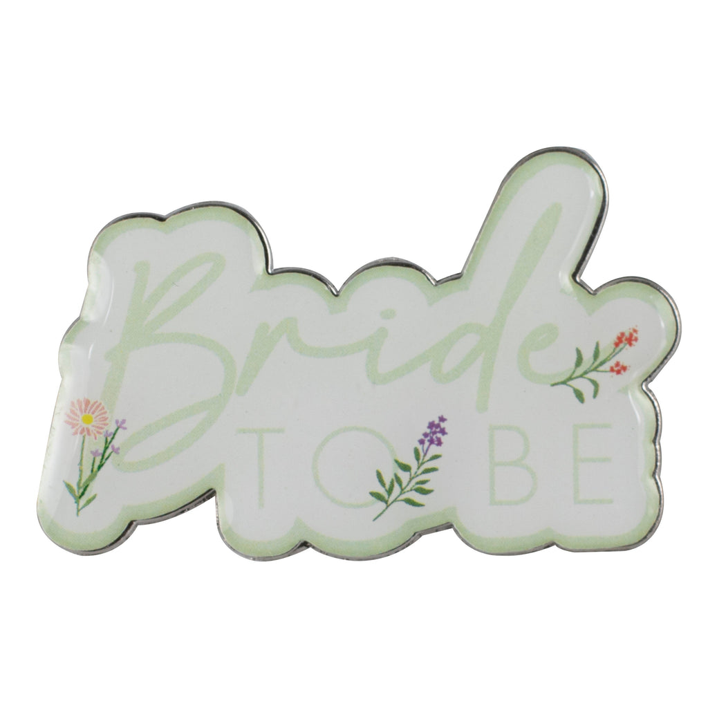 Floral Bride To Be Hen Party Badge- 5 Inner Pack