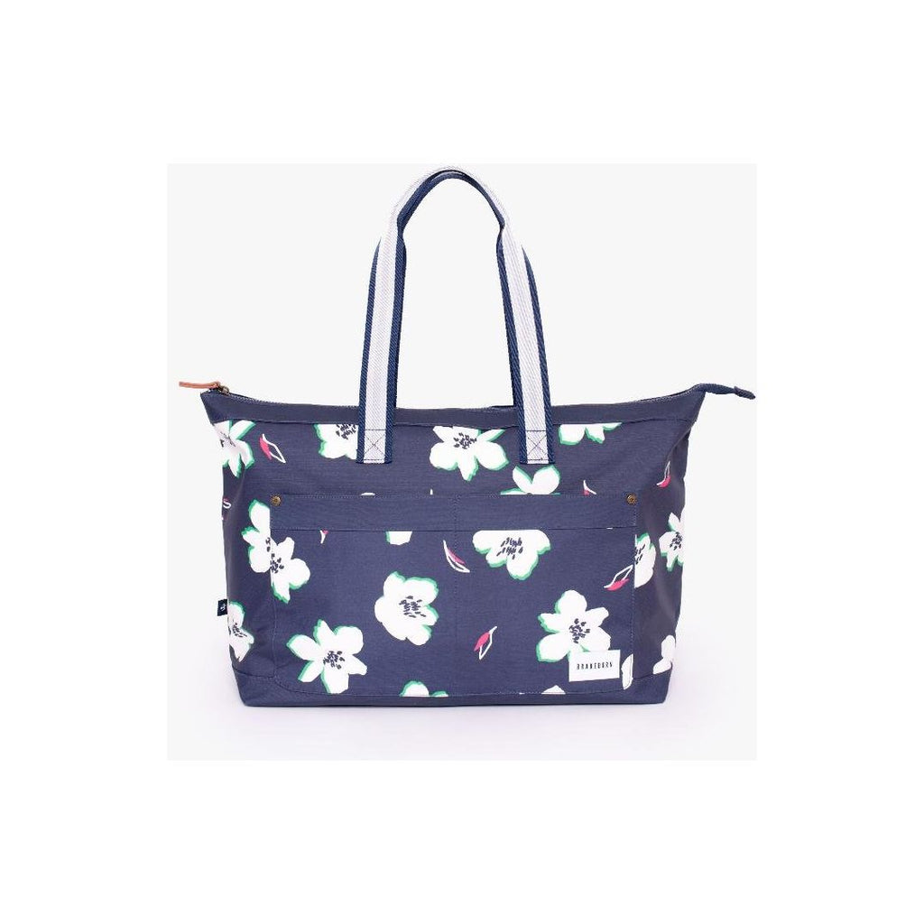 Floating Lily Weekender Bag - Navy - Beales department store