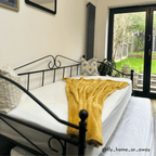 Ashford Vintage Black Metal Day Bed Frame