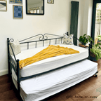 Ashford Vintage Black Metal Day Bed Frame
