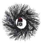 Black Twig Halloween Wreath with Bats- 5 Inner Pack