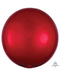Red Orbz Balloon - 16" (BULK)