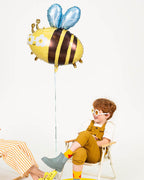 Pretty Bumblebee Shape Balloon - 22" Foil