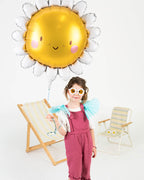 Smiley Sunshine Shape Balloon - 27.5" Foil