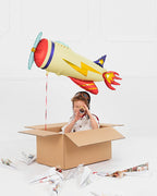 Retro Plane Shape Balloon - 36" Foil