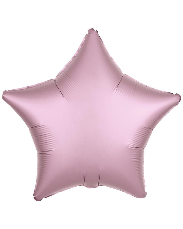 Metallic Pastel Pink Star Balloon - 18" Foil (Unpackaged)