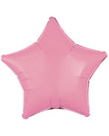 Metallic Pink Star Balloon - 18" Foil