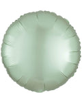 Satin Mint Green Round Balloon - 18" Foil