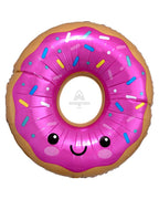 Donut Supershape Balloons - 27" x 27" Foil