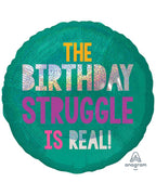 Not Today, It's My Birthday Balloon - 18" Foil