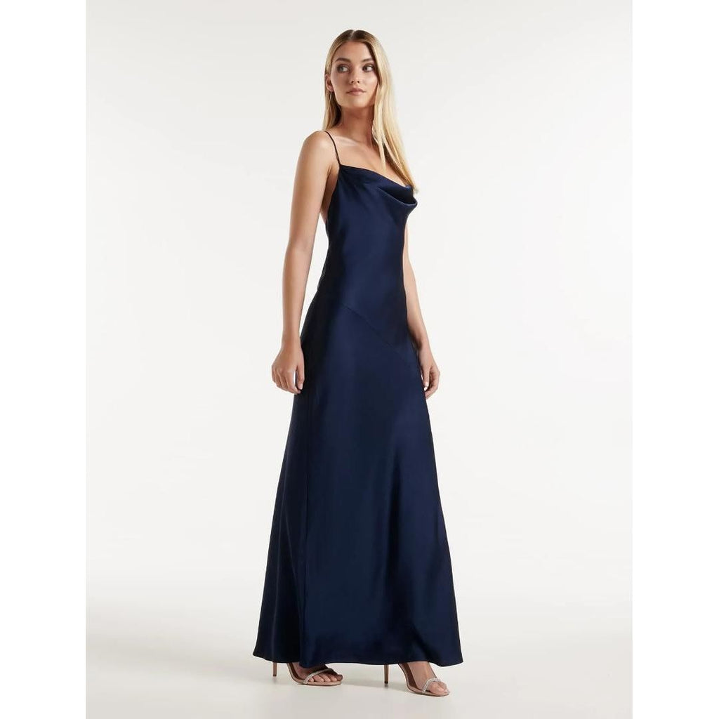 Forever New Blair Back-Detail Maxi Dress - Navy - Beales department store